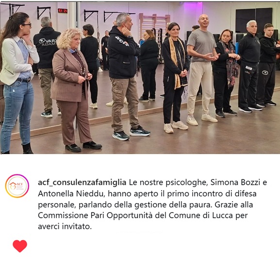 Evento difesa personale Lucca